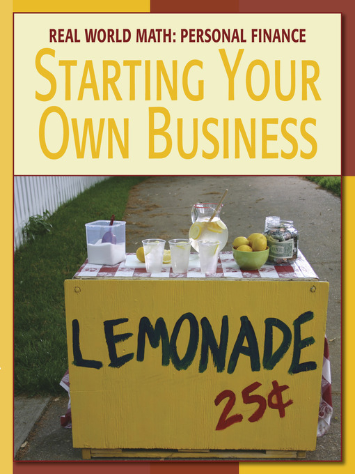 Title details for Starting Your Own Business by Cecilia Minden - Wait list
